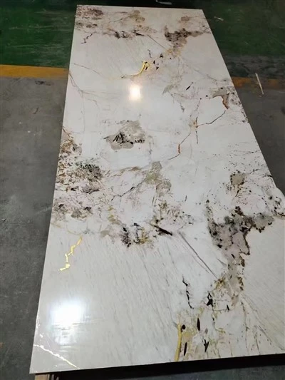 Atifisyèl imitasyon Marble Altènatif UV Marble Fèy